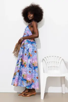 Robe midi dos nu paysage — photo 2