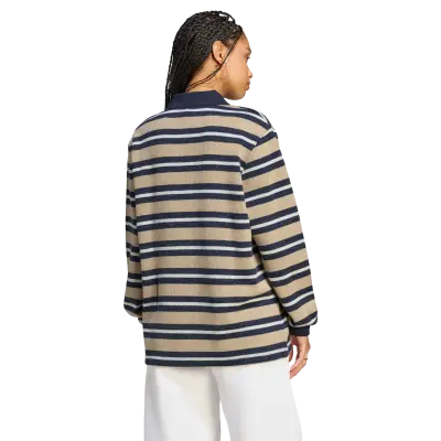 Adidas Striped Polo Khaki — photo 3