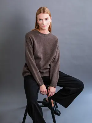 PULL COL ROND LAINE MÉRINOS — photo 2