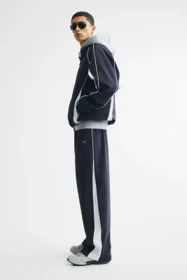 Pantalon de survêtement Loose Fit en nylon - Bleu marine/Sport 92 — photo 3