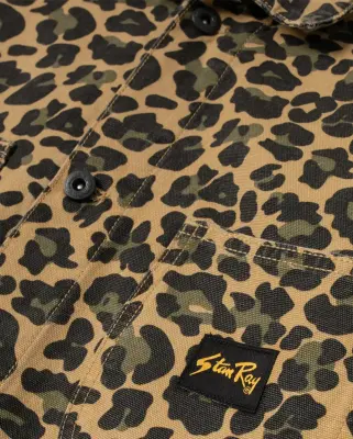 Coverall Jacket Washed Leopard Camo Duck — photo 3