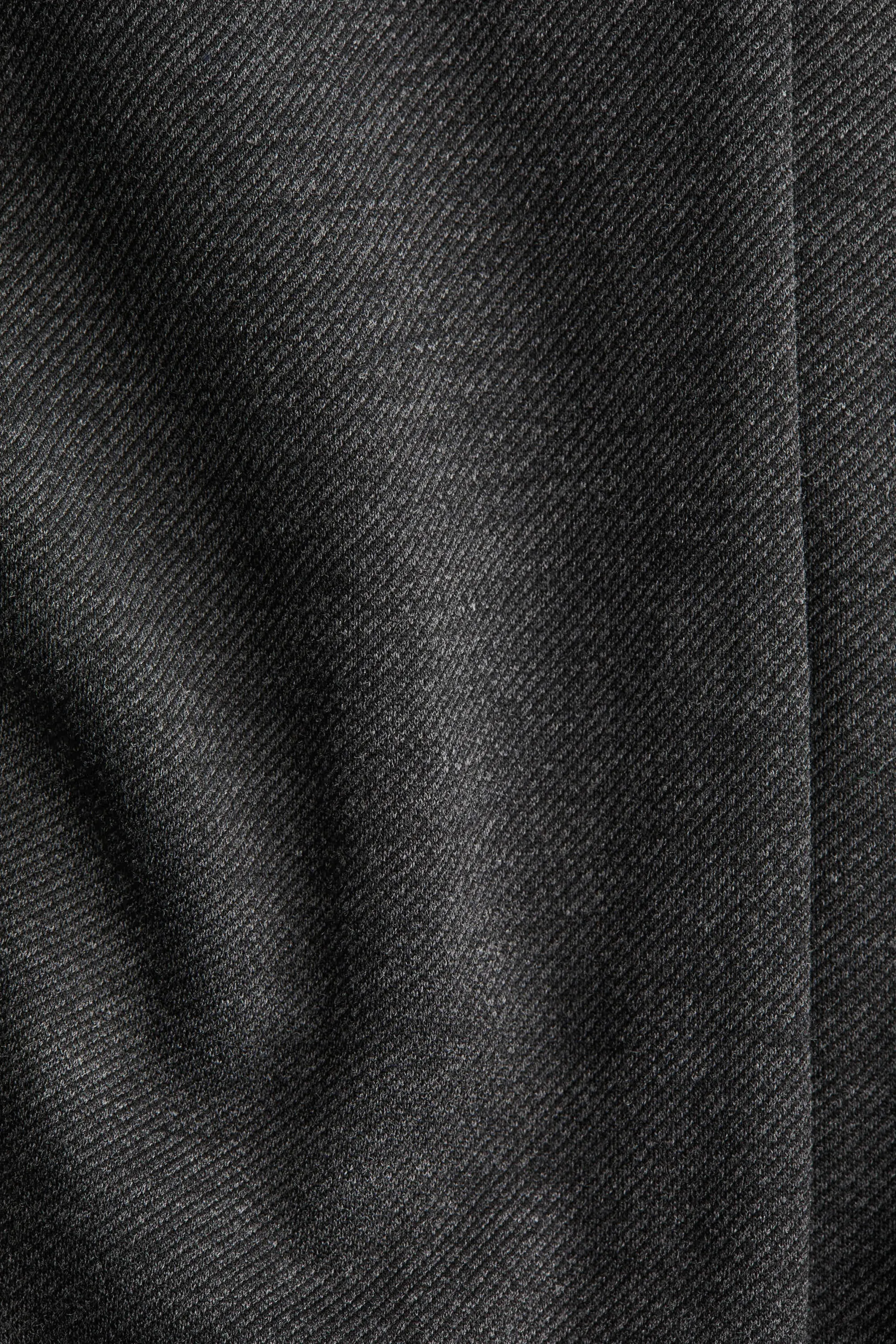 Blazer en jersey romanite avec ceinture - Gris foncé chiné
