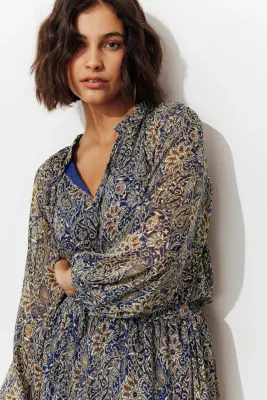 Robe courte imprimée Femme — photo 5