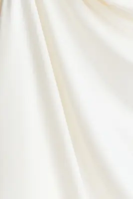 Top asymétrique à effet drapé - Blanc — photo 5