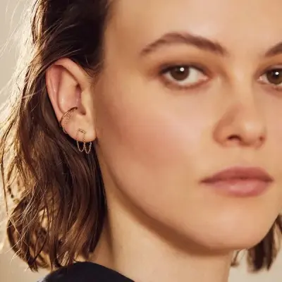 Ear cuff Promesse doré – BDM Studio — photo 3