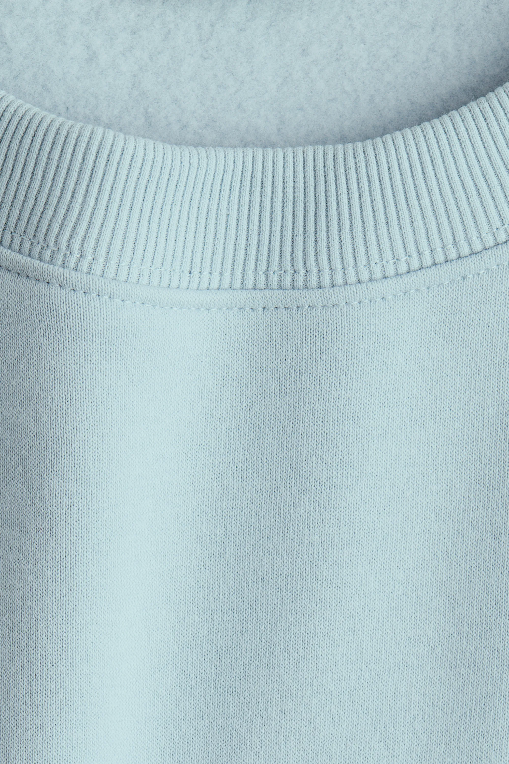 Sweat avec texte - Bleu clair/New York