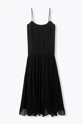 Robe longue à fines bretelles — photo 1