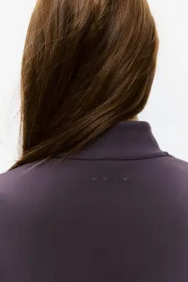 Veste de sport zippée SoftMove™ - Violet prune — photo 4
