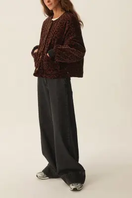 Veste maille Hilda Leopard — photo 3