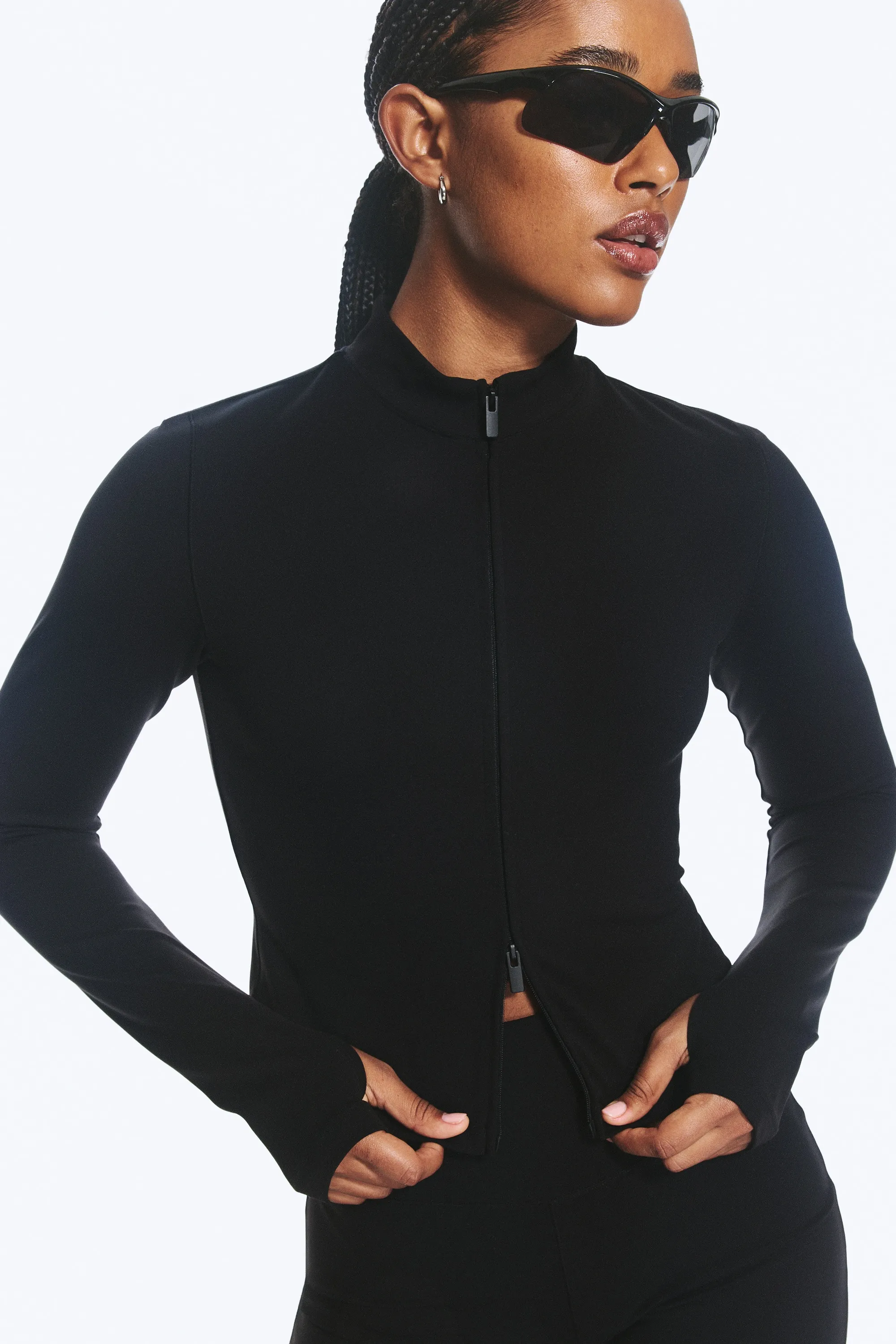 Veste de sport zippée - Noir