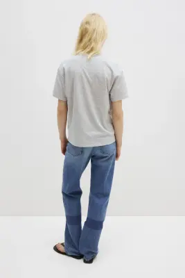 T-shirt Cooling Relaxed Fit - Gris chiné — photo 3