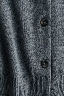 Gilet en maille fine - Gris foncé — photo 3