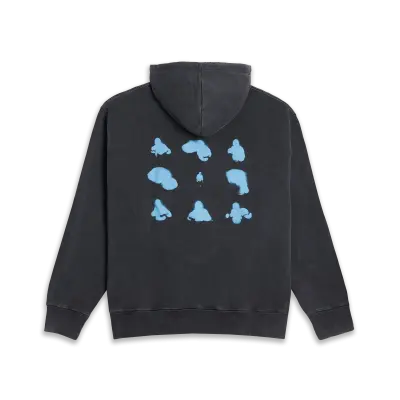 sweatshirt polar dave figthing myself – silver black — photo 2