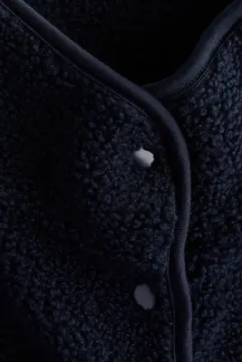 Veste sans manches en tissu Teddy bear - Bleu marine — photo 4