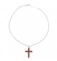 Collier acier noir
