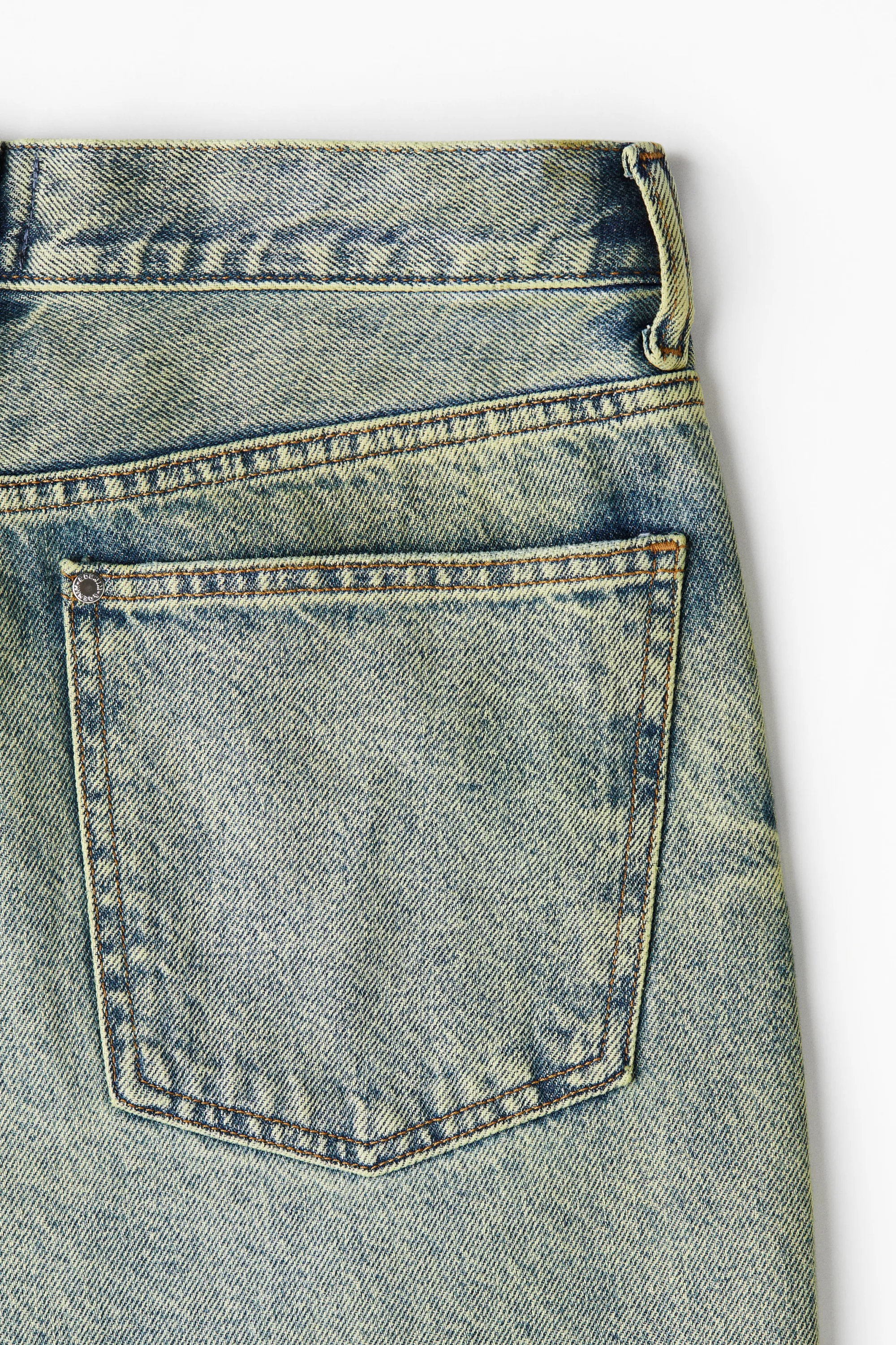 Baggy Jeans - Vert denim
