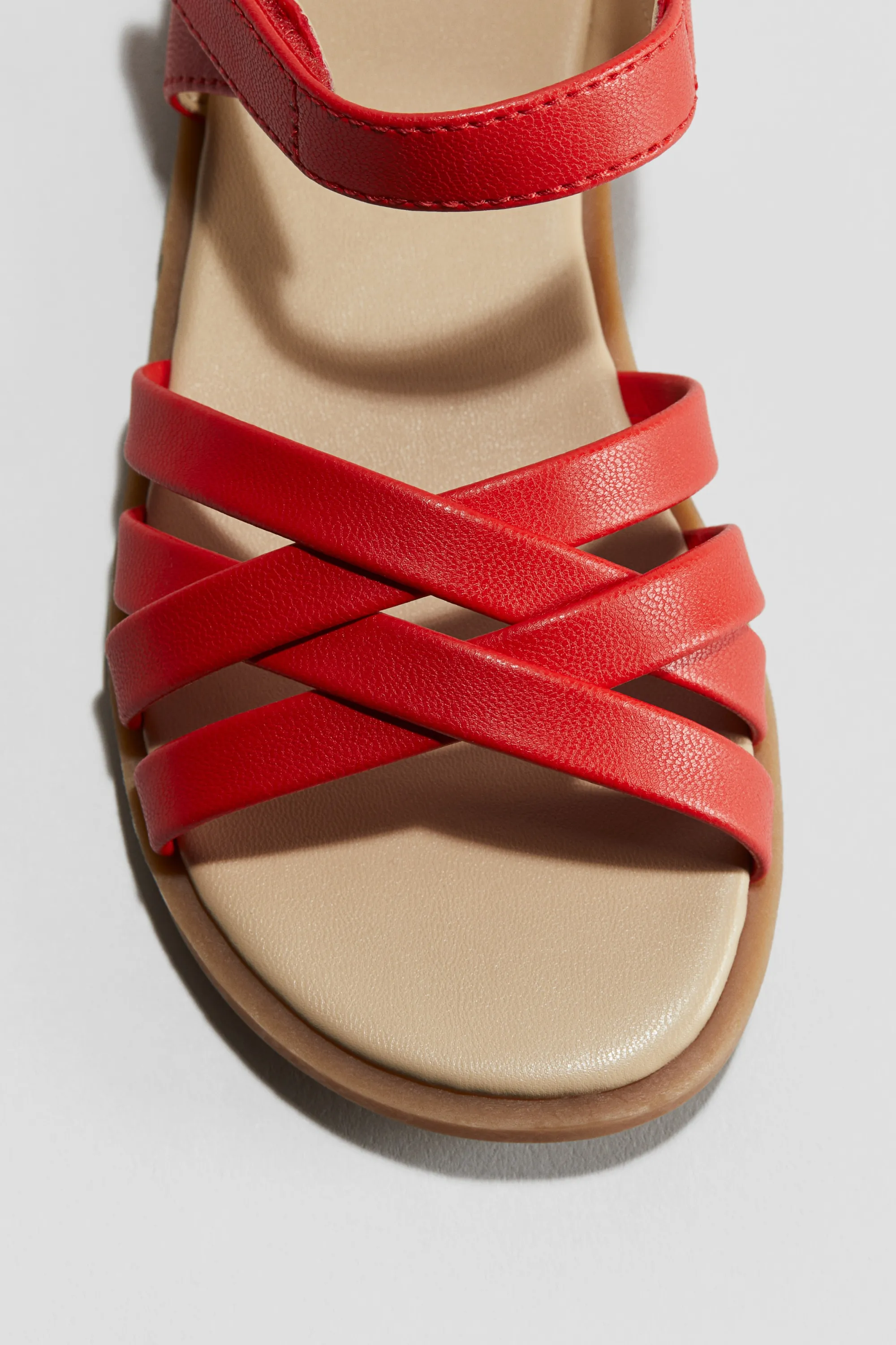 Sandales à brides fines - Rouge