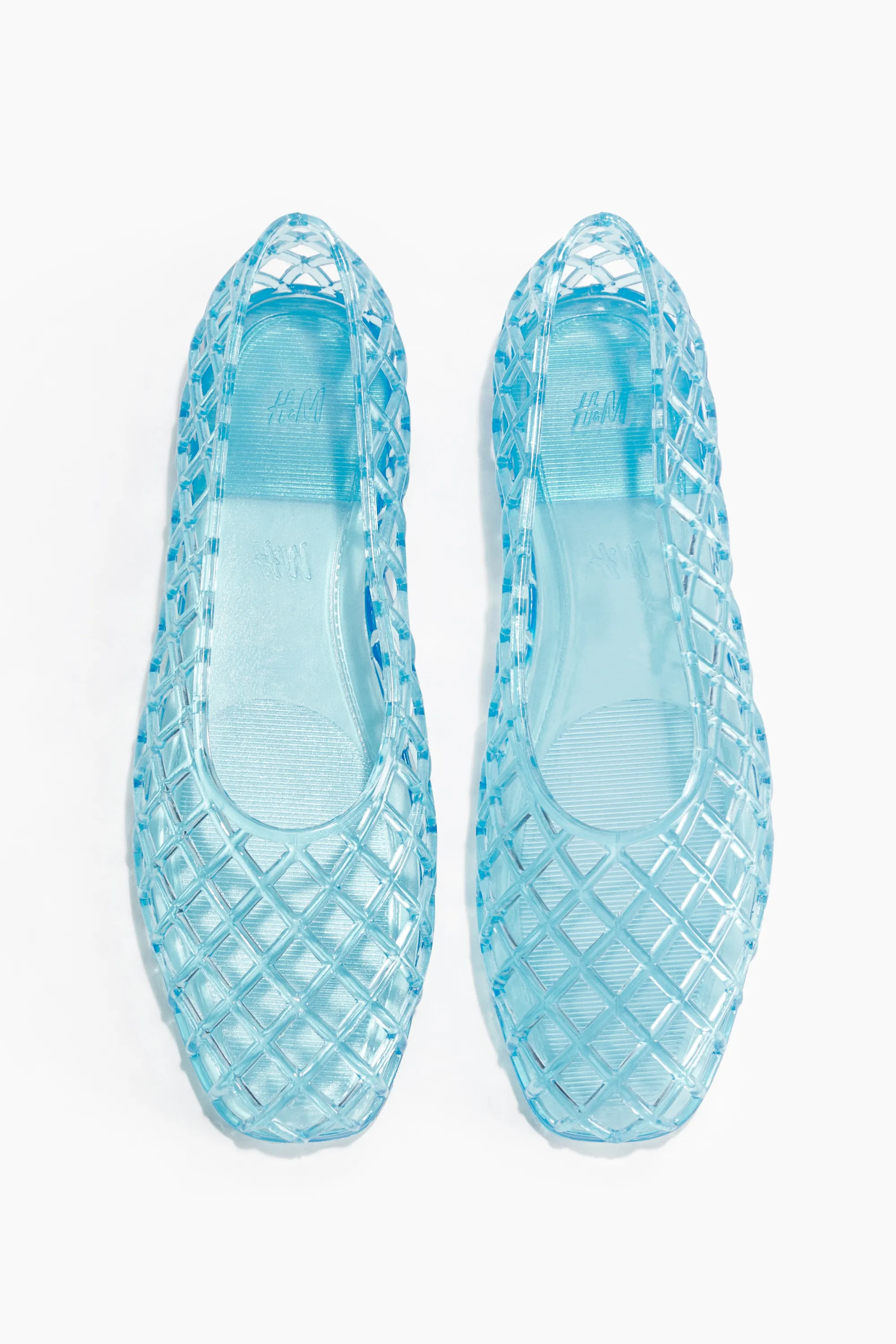 Ballerines jelly - Turquoise clair