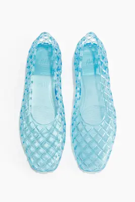 Ballerines jelly - Turquoise clair — photo 1