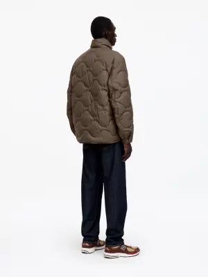 Veste matelassée en duvet - Beige — photo 2
