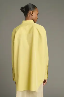 CHEMISE KITA JAUNE/BEIGE — photo 4