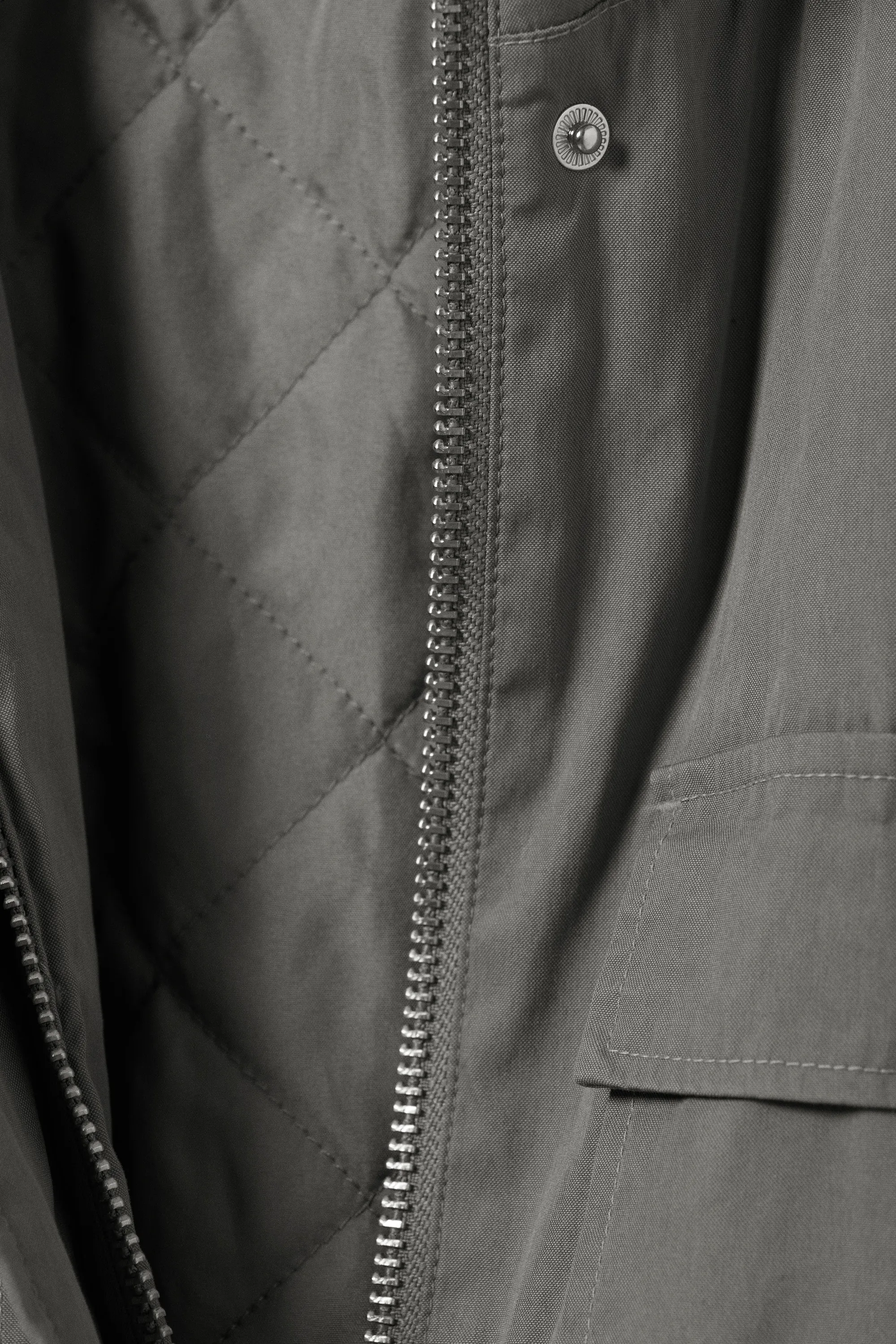 Veste utilitaire décontractée - Gris
