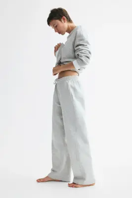 Pantalon en molleton - Light grey marl — photo 7