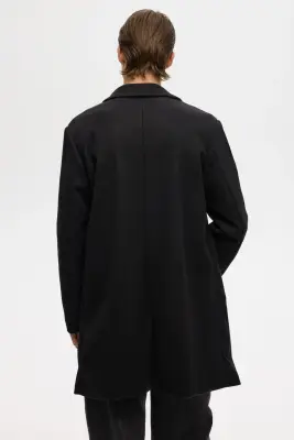 Manteau à fermeture droite - Noir — photo 3