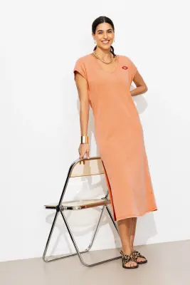 Robe longue en jersey — photo 2