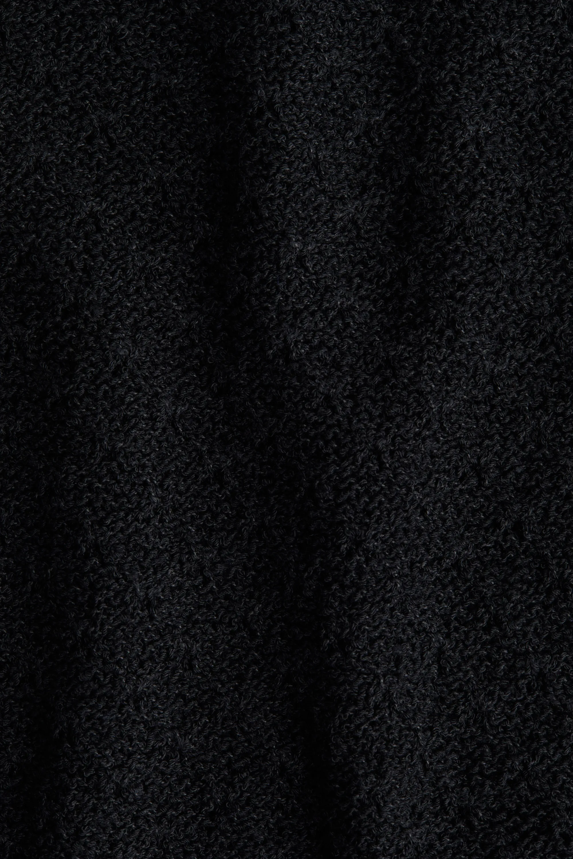 Robe en maille pointelle - Noir