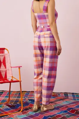 pantalon urson carreaux dado — photo 5