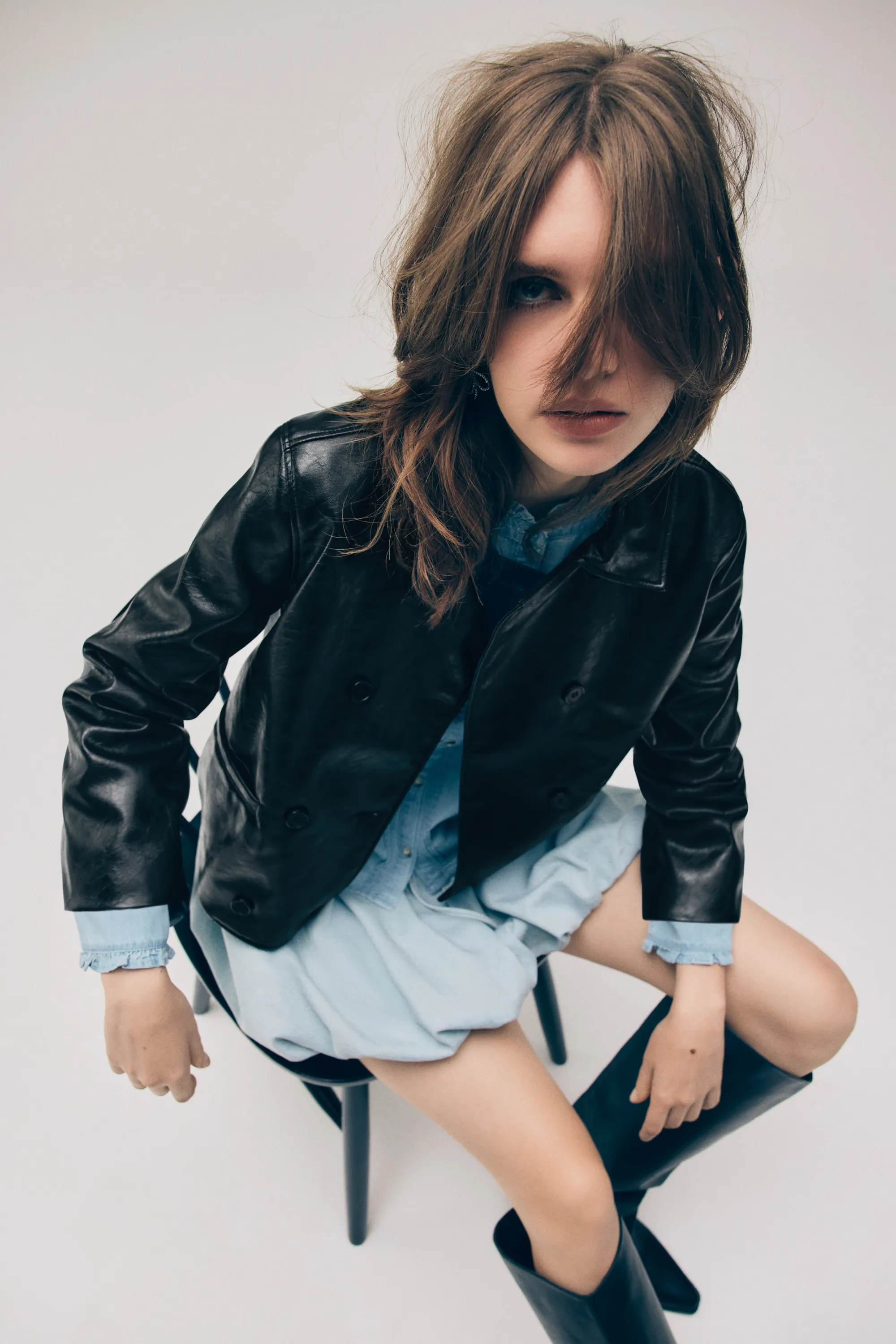 Veste en tissu enduit - Noir