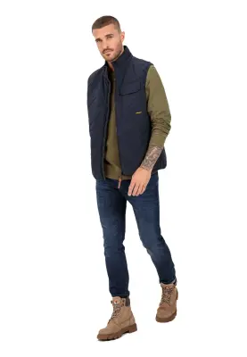 CAMEL ACTIVE GILET Marine — photo 3