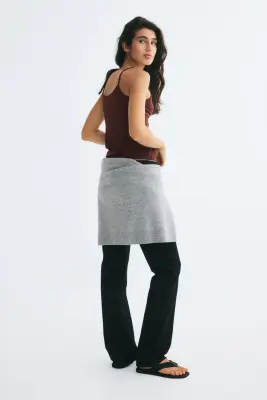 Top en microfibre avec bretelles fines - Marron foncé — photo 6