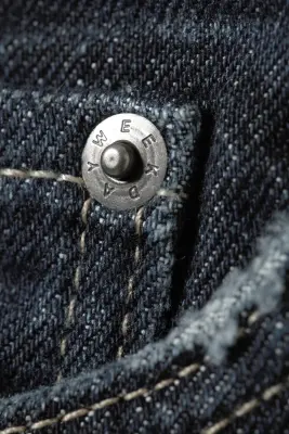 Jean droit et ample taille mi-haute Galaxy - Deep Sea Blue - Bleu foncé — photo 5