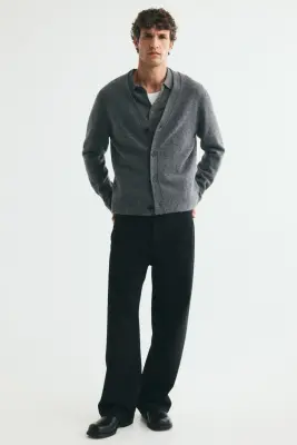 Gilet Regular Fit - Gris foncé chiné — photo 1