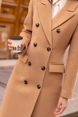 Frederick Wool Coat - Beige — photo 5