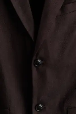 Veste Relaxed Fit - Marron foncé — photo 4