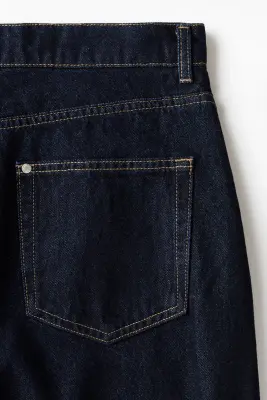 Baggy Barrel Jeans - Bleu denim foncé — photo 4