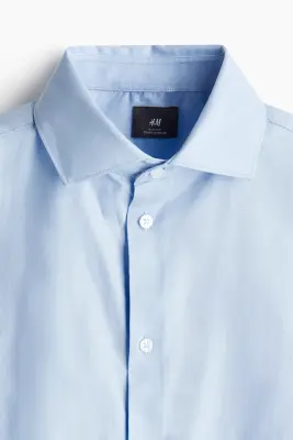 Chemise Slim Fit - Bleu clair — photo 2