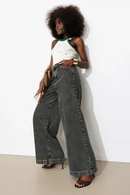 CESAR jean large taille haute — photo 3