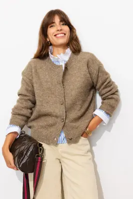 Cardigan col rond Femme — photo 2
