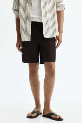 Bermuda Loose Fit - Marron foncé — photo 1