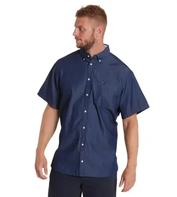 ALL SIZE CHEMISE JEAN'S Bleu — photo 4