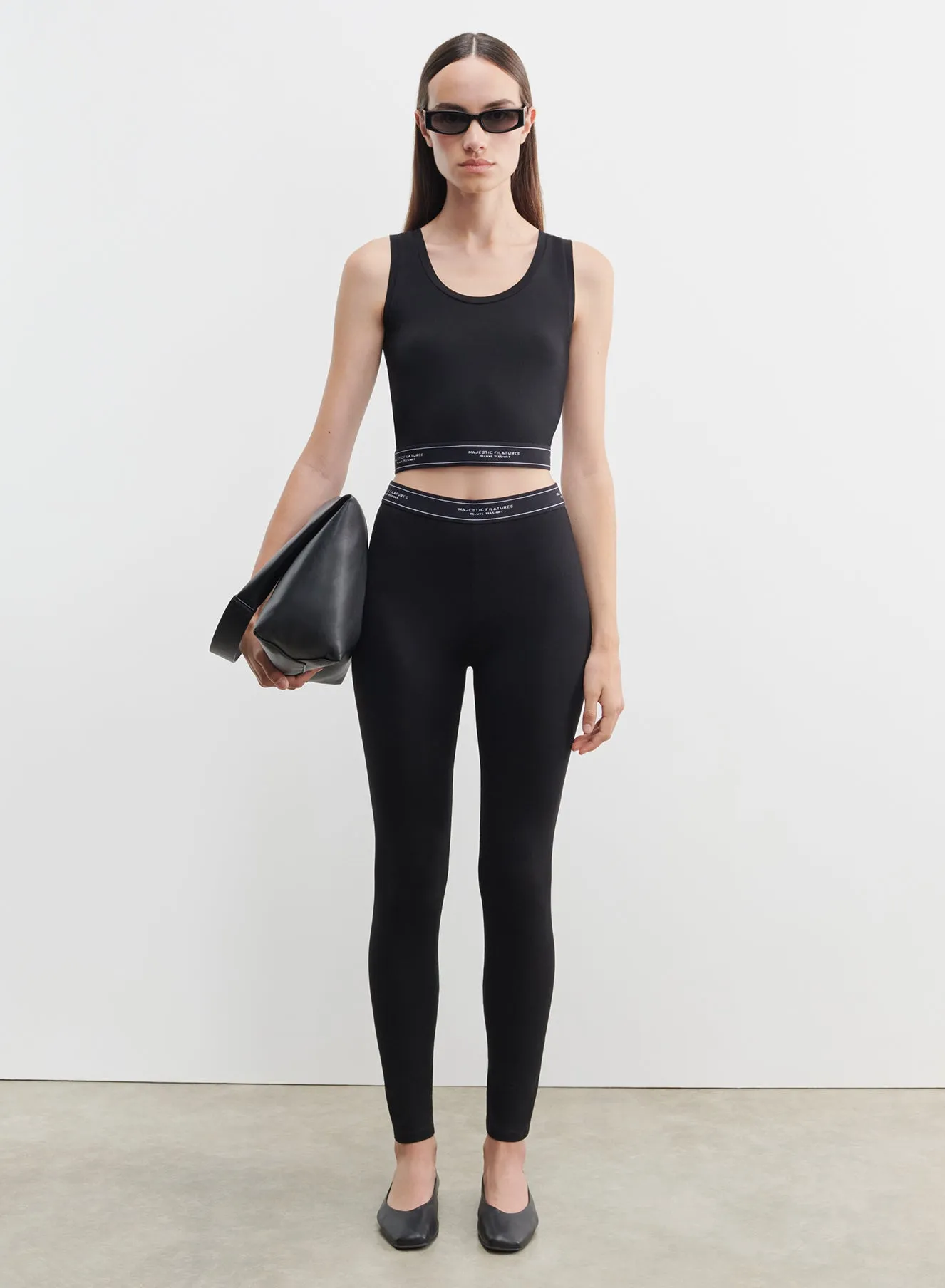 Pantalon en viscose et élasthanne