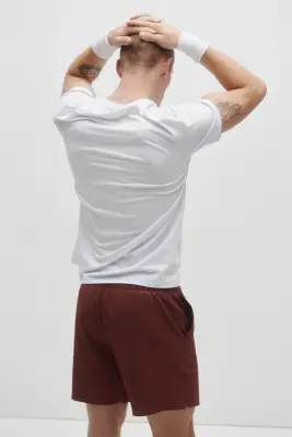 Short de tennis Regular Fit DryMove™ - Rouge brique — photo 2