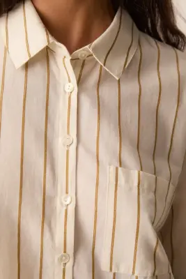 Chemise Tinette Louisiana Or — photo 4