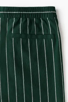 Short Regular Fit - Vert foncé/rayé — photo 4
