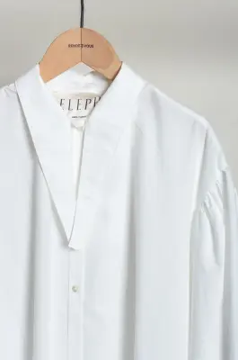 Eleph – Tie Shirt C10.01.01.10 – White — photo 4