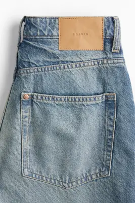 Curvy Fit Baggy High Jeans - Bleu denim clair — photo 2